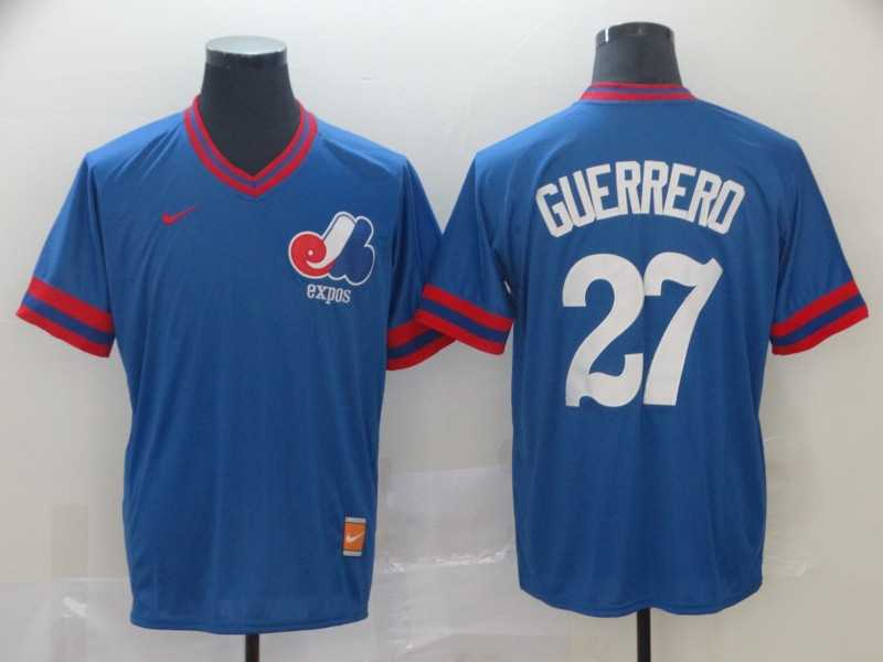 Expos 27 Vladimir Guerrero Blue Throwback Jersey (1),We sell and wholesale Expos 27 Vladimir Guerrero Blue Throwback Jersey (1) on line form chian!